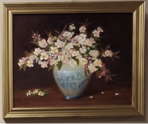 CAROL COCKERLINE_SPRING BLOOMS_OIL_WARREN_2024 SHOW